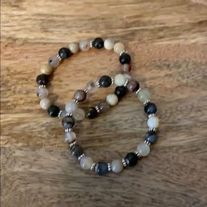 Handmade semiprecious stone bracelets